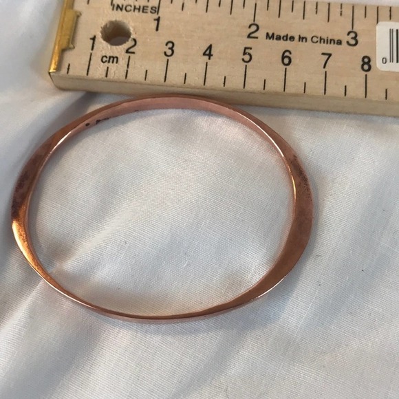 Vintage 1970s Jack Boyd Artisan Copper Bracelet California Modernist Jewelry - Picture 5 of 7